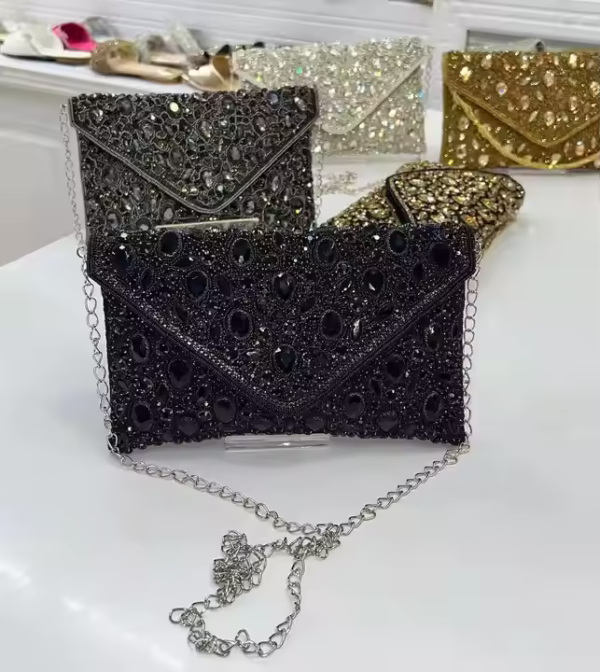 Lyra Textured Clutch - Image 3