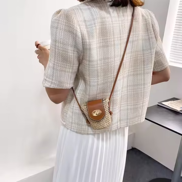 Monaco Woven Crossbody - Image 5