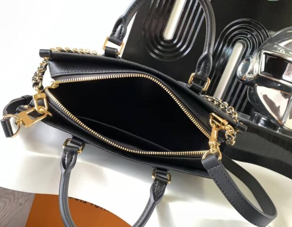 Louis Vuitton-Inspired Monogram Empreinte Tote – Noir Edition - Image 8