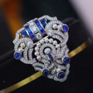 Vintage Sapphire Brooch