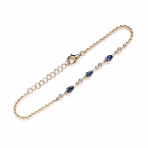 Elegant Sapphire Bracelet