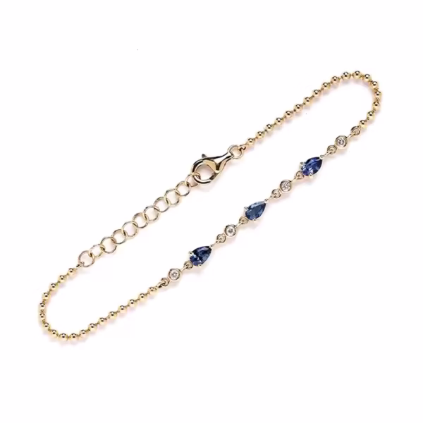 Elegant Sapphire Bracelet