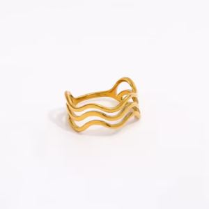 Gold-Plated Statement Ring