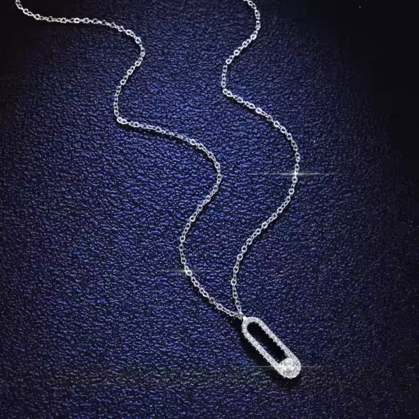 Diamond Solitaire Necklace - Image 3