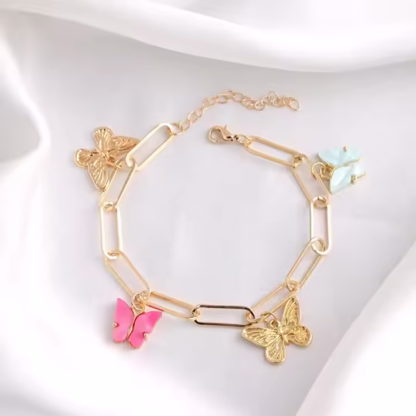 Chic Rose Gold Anklet - Image 3