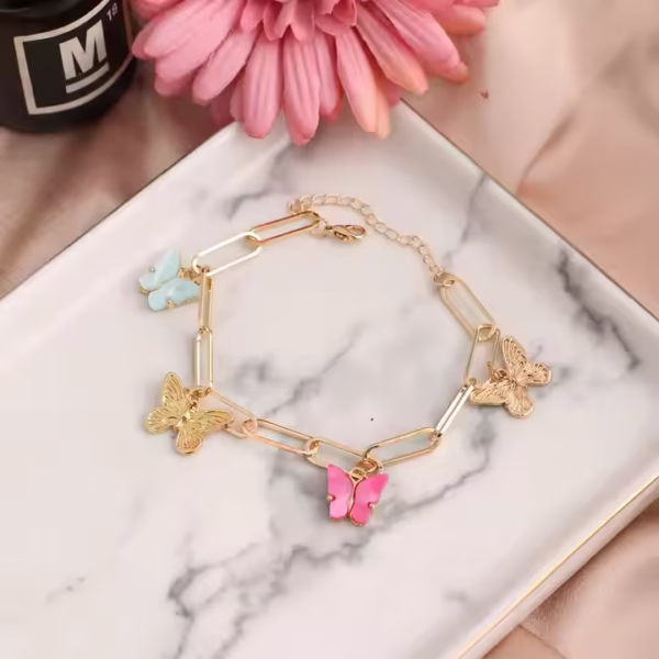 Chic Rose Gold Anklet - Image 4