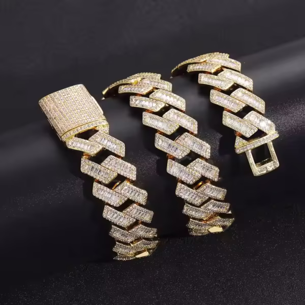 Baguette Diamond Necklace - Image 2