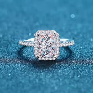 Emerald-Cut Diamond Ring