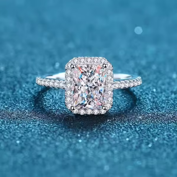 Emerald-Cut Diamond Ring