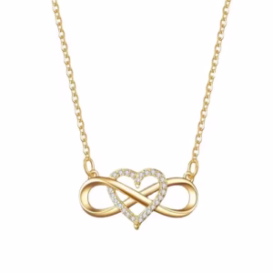 Rose Gold Infinity Necklace