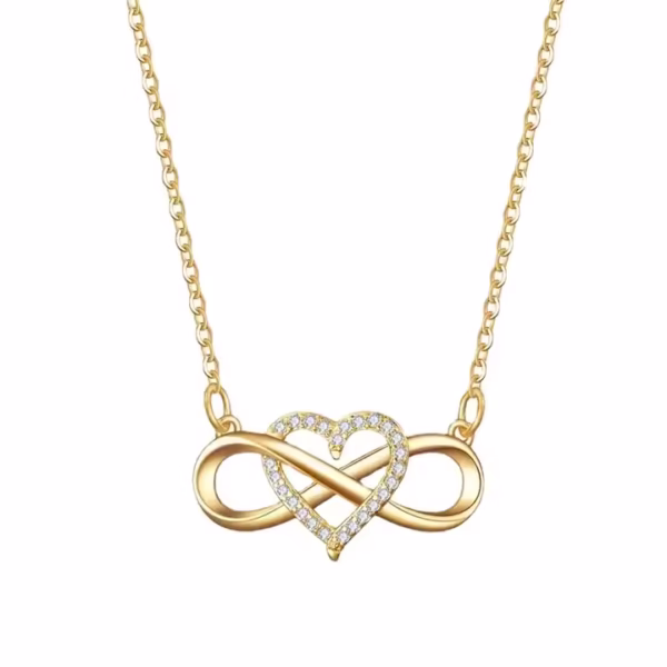 Rose Gold Infinity Necklace
